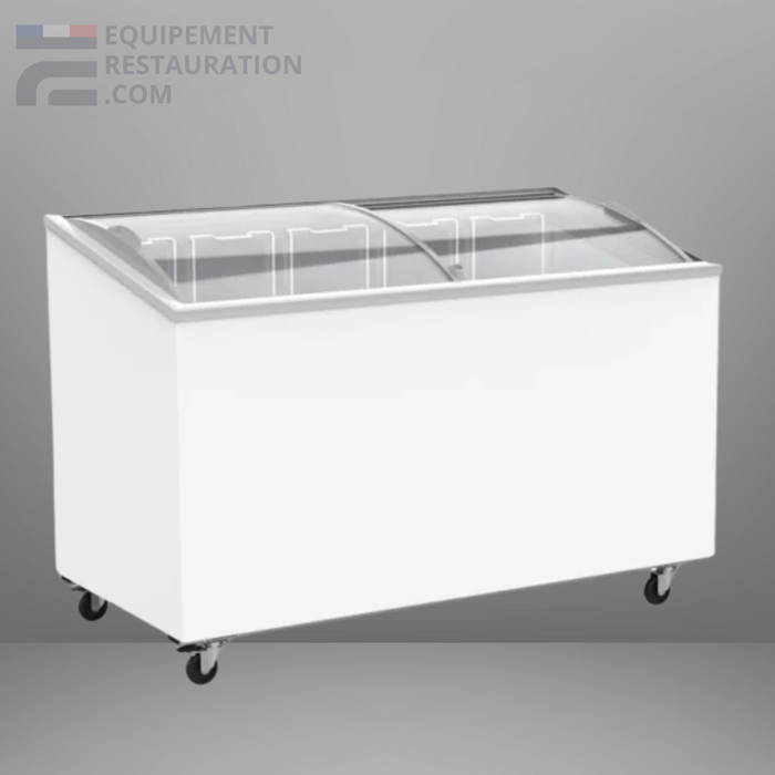 Congélateur couvercle en verre