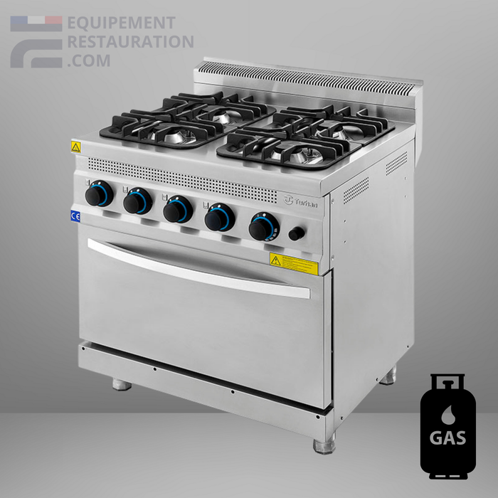 Cuisinière à gaz sur pied