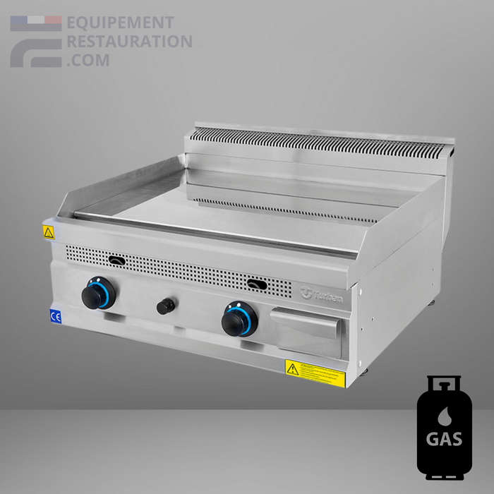 Plaque de cuisson lisse à gaz sur Table