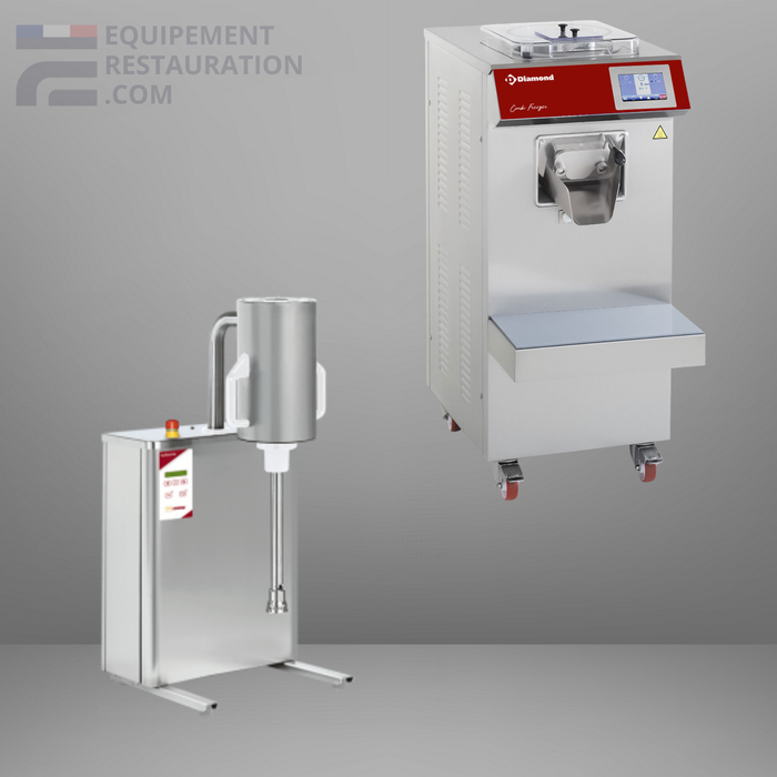 Mixeur à glace et Pasteuriseur