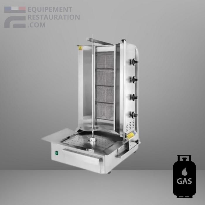 Machines à kebab à gaz moteur en bas