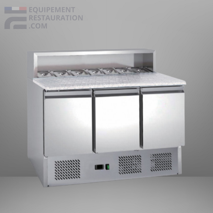 Saladette avec dessus en inox