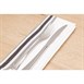 Serviettes de table bistro avec rayures noires x10 - EQUIPEMENT RESTAURATION 