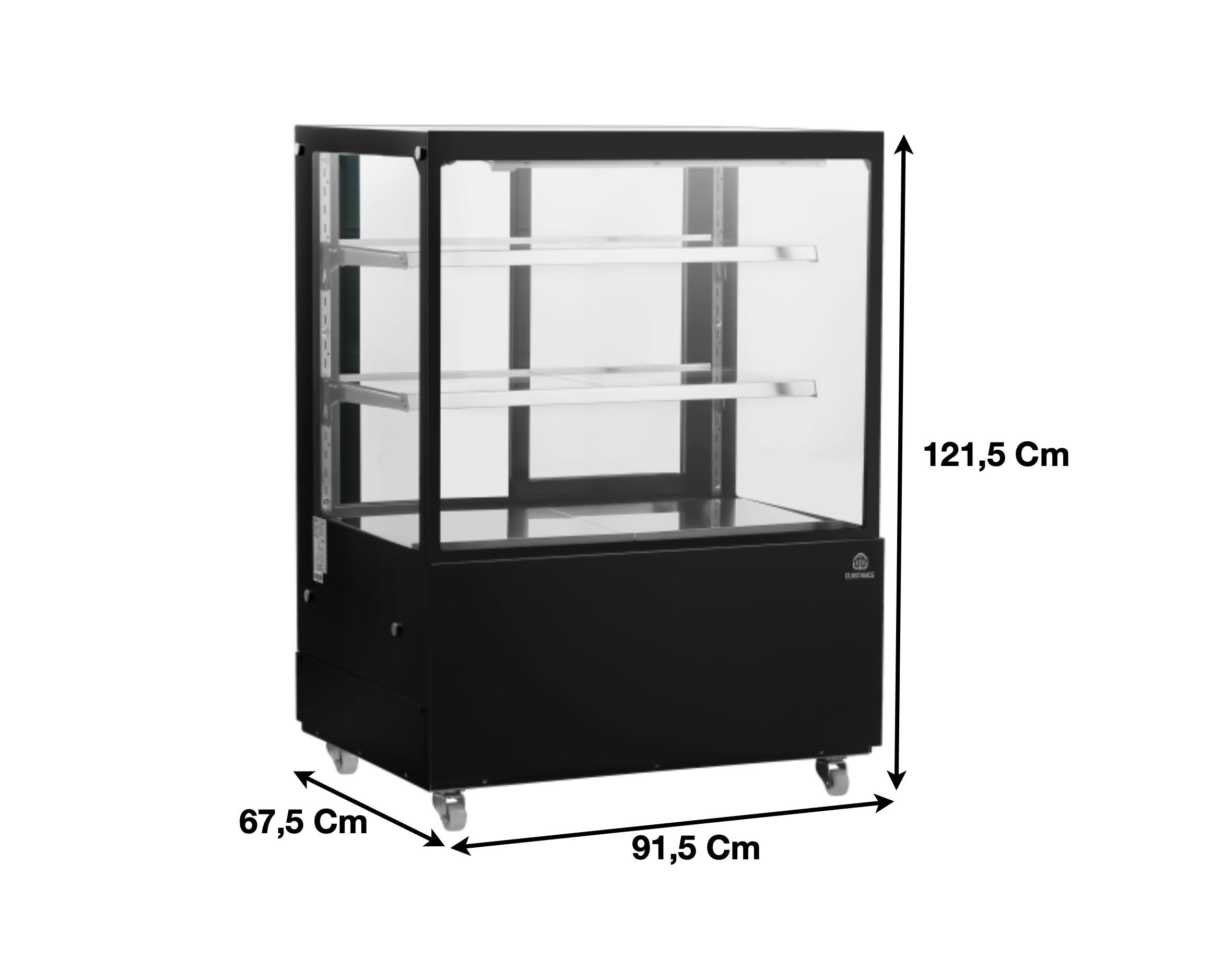 Vitrine de comptoir 91cm réfrigérée panoramique 270 L. | CUIST VP900 - EQUIPEMENT RESTAURATION 
