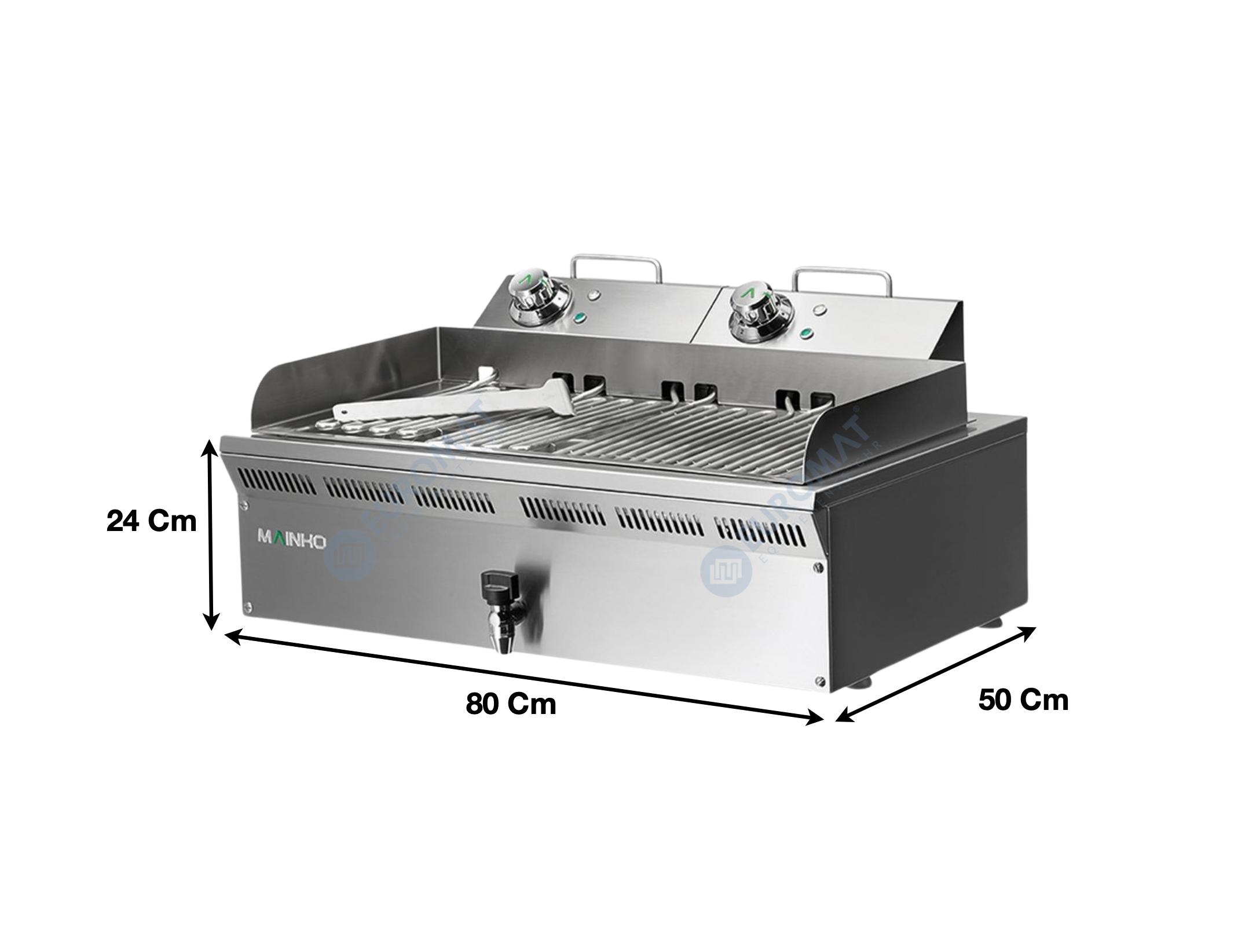 Barbecue électrique 80Cm – Marque: MAINHO | ELB-82EM - EQUIPEMENT RESTAURATION 