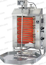 Machine à kebab 2 Zones – Version HP | Marque: POTIS E1-S - EQUIPEMENT RESTAURATION 