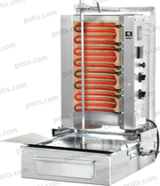 Machine à kebab 2 Zones ECO ELEC | Marque : Potis F E2-N - EQUIPEMENT RESTAURATION 
