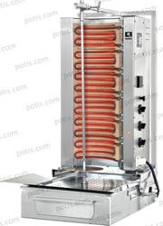 Machine à kebab 3 Zones ECO ELEC | Marque : Potis F E3-S - EQUIPEMENT RESTAURATION 