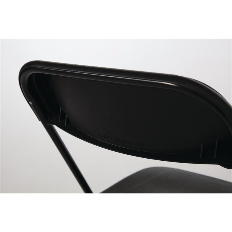 Chaises pliantes Bolero noires (Lot de 10) - EQUIPEMENT RESTAURATION 