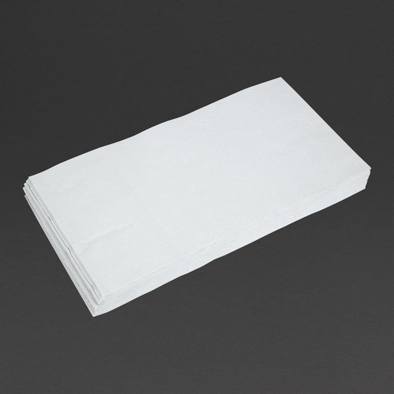 Surnappes blanches en papier Tork (lot de 25) - EQUIPEMENT RESTAURATION 