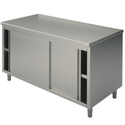 Armoire de travail à portes coulissantes - 1800x700x850 - TA718 - EQUIPEMENT RESTAURATION 