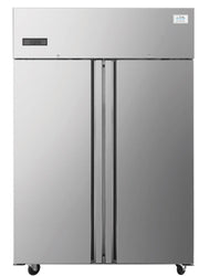 Armoire réfrigérée emboutie positive GN2/1 AISI430 - 2 portes - ICE80RSGR - EQUIPEMENT RESTAURATION 