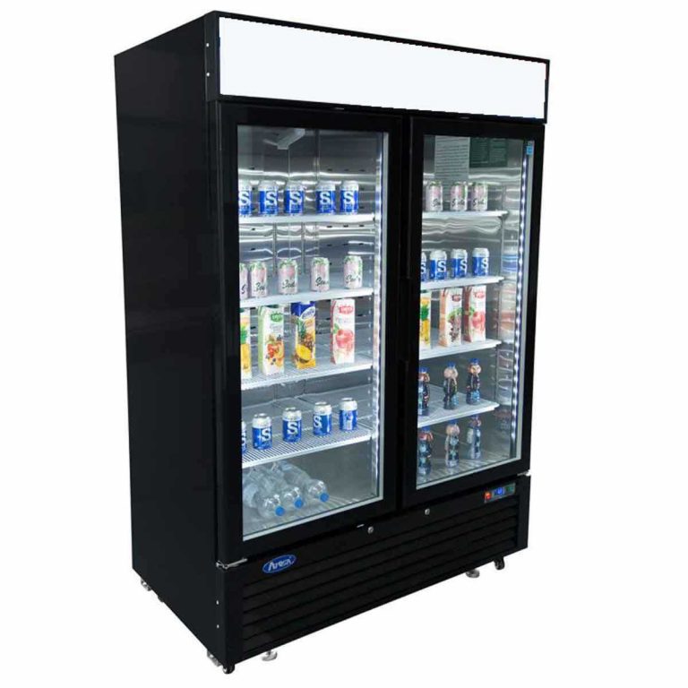 Armoire réfrigérée vitrée négative - 2 portes - Noir - MCF8721GR - EQUIPEMENT RESTAURATION 