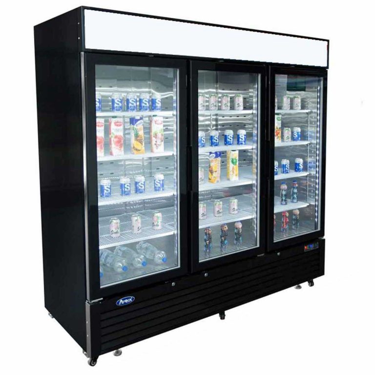 Armoire réfrigérée vitrée positive – 3 portes - Noir - MCF8724GR - EQUIPEMENT RESTAURATION 