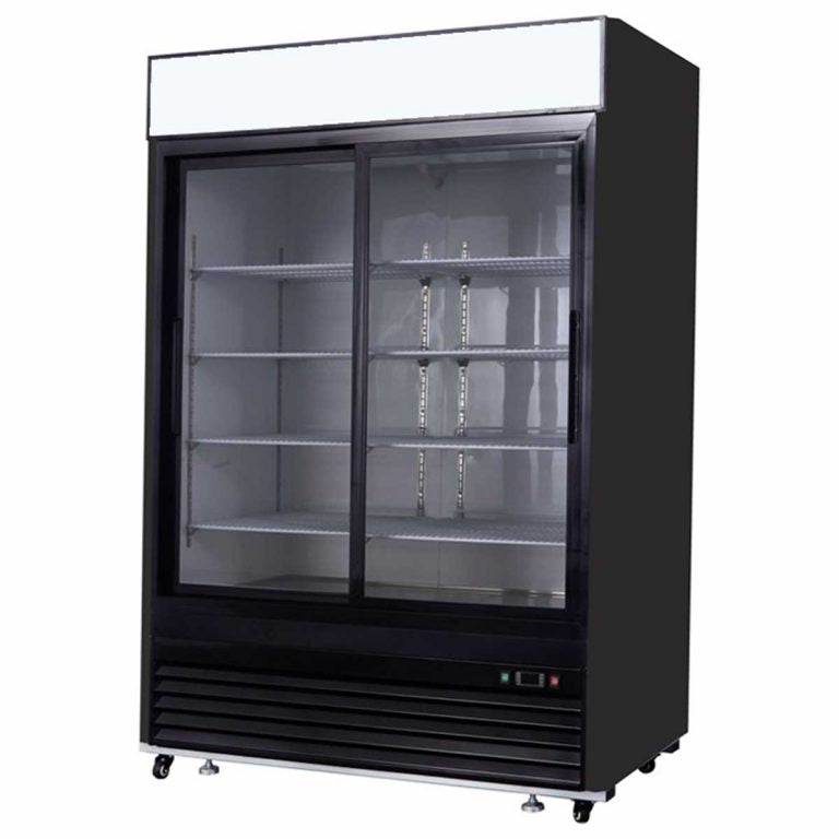 Armoire réfrigérée vitrée positive – Portes coulissantes - Noir - MCF8727GR - EQUIPEMENT RESTAURATION 