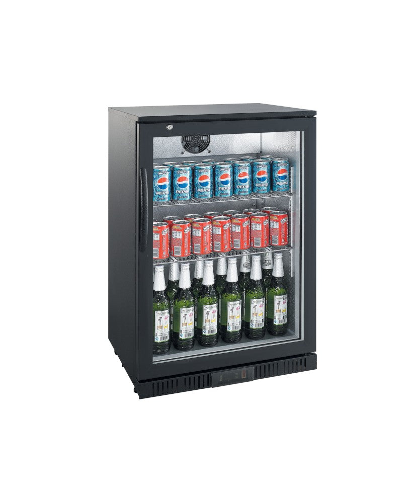 Arrière-bar réfrigéré LG128 – 1 porte battante vitrée by EQUIPEMENT RESTAURATION