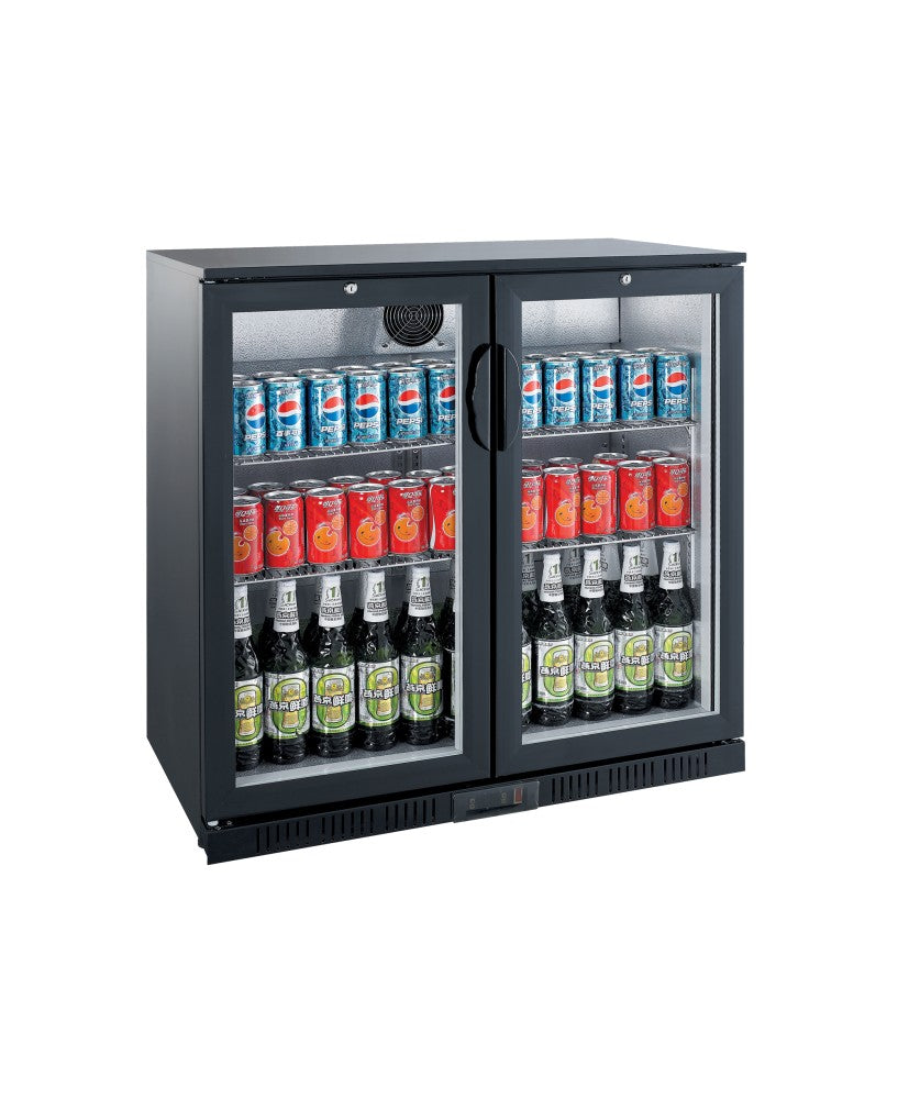 Arrière-bar réfrigéré LG198H – 2 portes battantes vitrées by EQUIPEMENT RESTAURATION