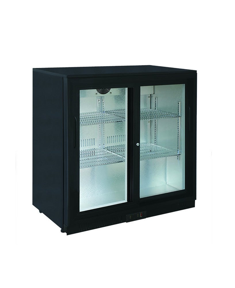 Arrière-bar réfrigéré LG198S – 2 portes coulissantes vitrées by EQUIPEMENT RESTAURATION