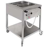 Bain marie mobile - 2x GN1/1 - WR-BM20-20 - EQUIPEMENT RESTAURATION 