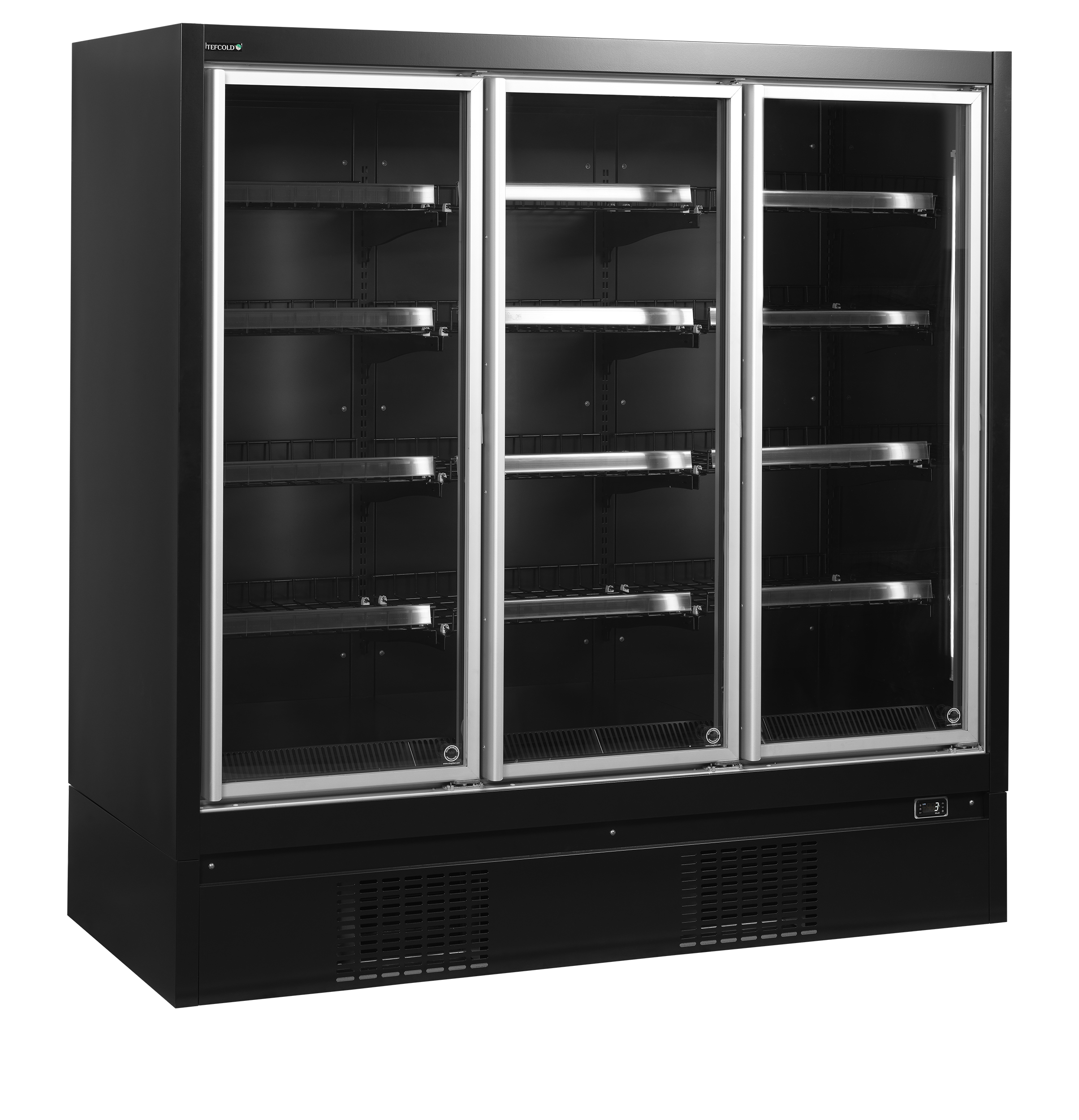 Armoire Frigorifique Professionnelle 2 Portes Froid Négatif EXTRA1875FD Vitrine Réfrigérée Pour Supermarché