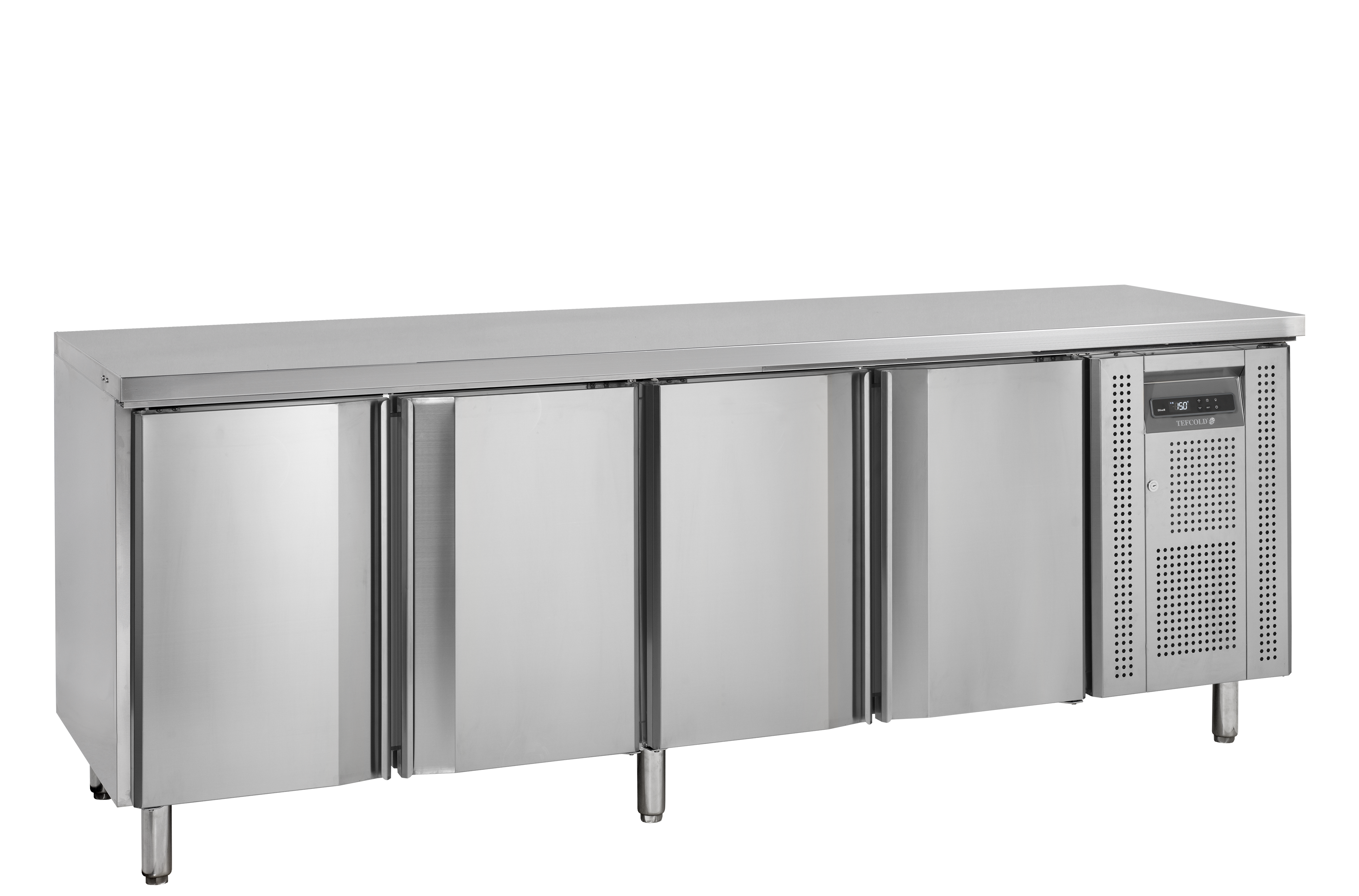 Refroidisseur De Comptoir Snack SK6410 En Inox SS304 600 Mm Profond 2 À 4 Portes Professionnelles