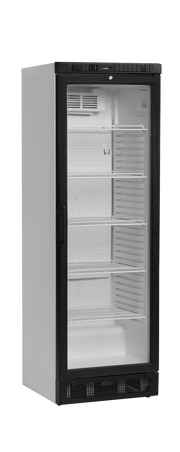 Armoire Frigorifique Pour Boissons SCU1375 Porte Vitrée Réversible Blanc Avec Cadre Aluminium Noir