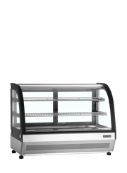 Vitrine Réfrigérée de Comptoir LCT900C Noir Armoire Vitrée LCTC Professionnelle Pour Comptoir