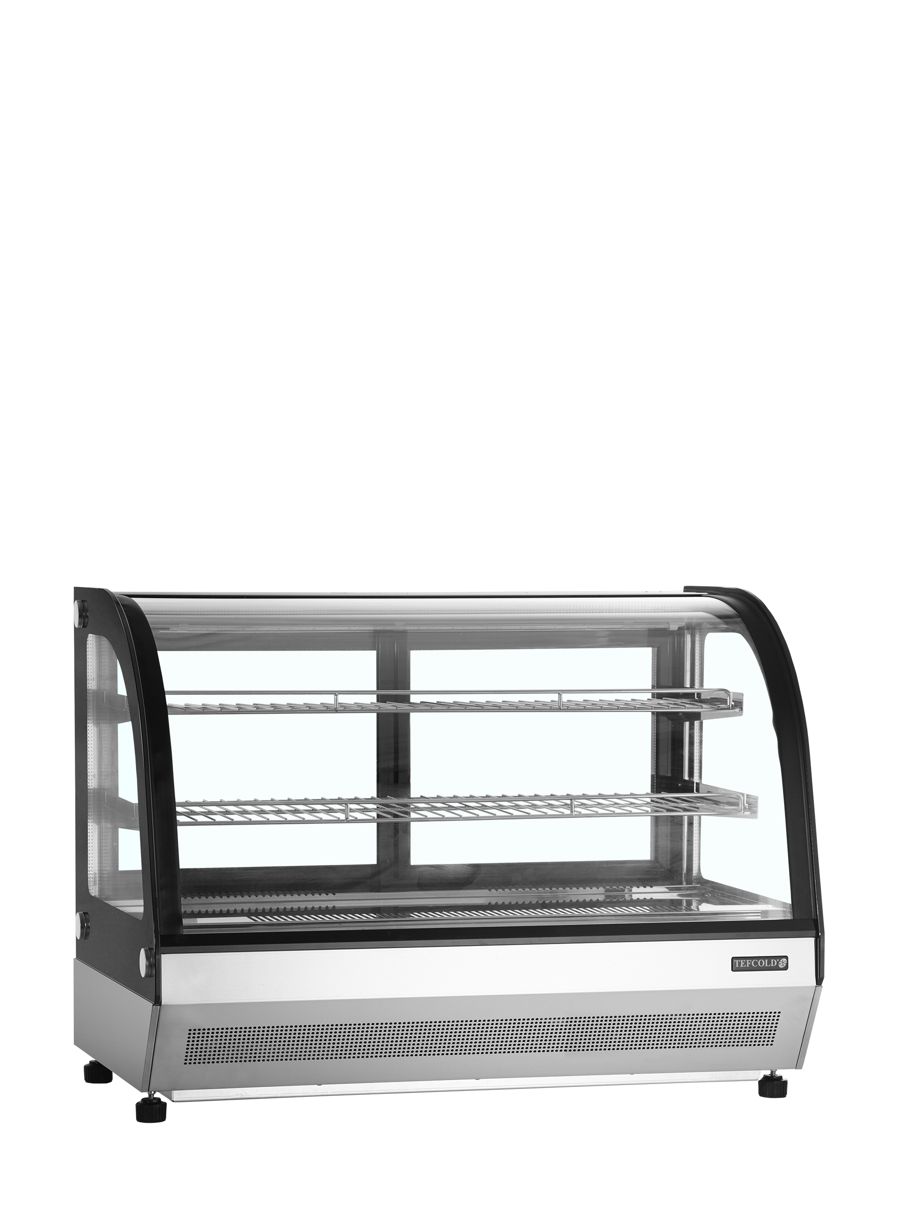 Vitrine Réfrigérée de Comptoir LCT900C Noir Armoire Vitrée LCTC Professionnelle Pour Comptoir