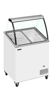Congélateur De Crème Glacée IC201SCE SO Gamme IC SO Avec Couvercles Coulissants Et Haut Vitrine Pour Branding