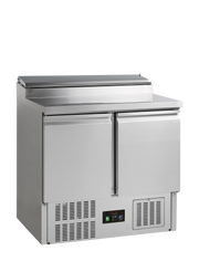 G Line GSS20 Comptoir Pour Saladette GN1/1 Professionnel Tablettes Réglables Compatible GN1/6