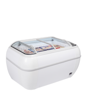 Congélateur Professionnel TWIN Head F 2 Portes Négatif Pour Supermarché Gain De Place