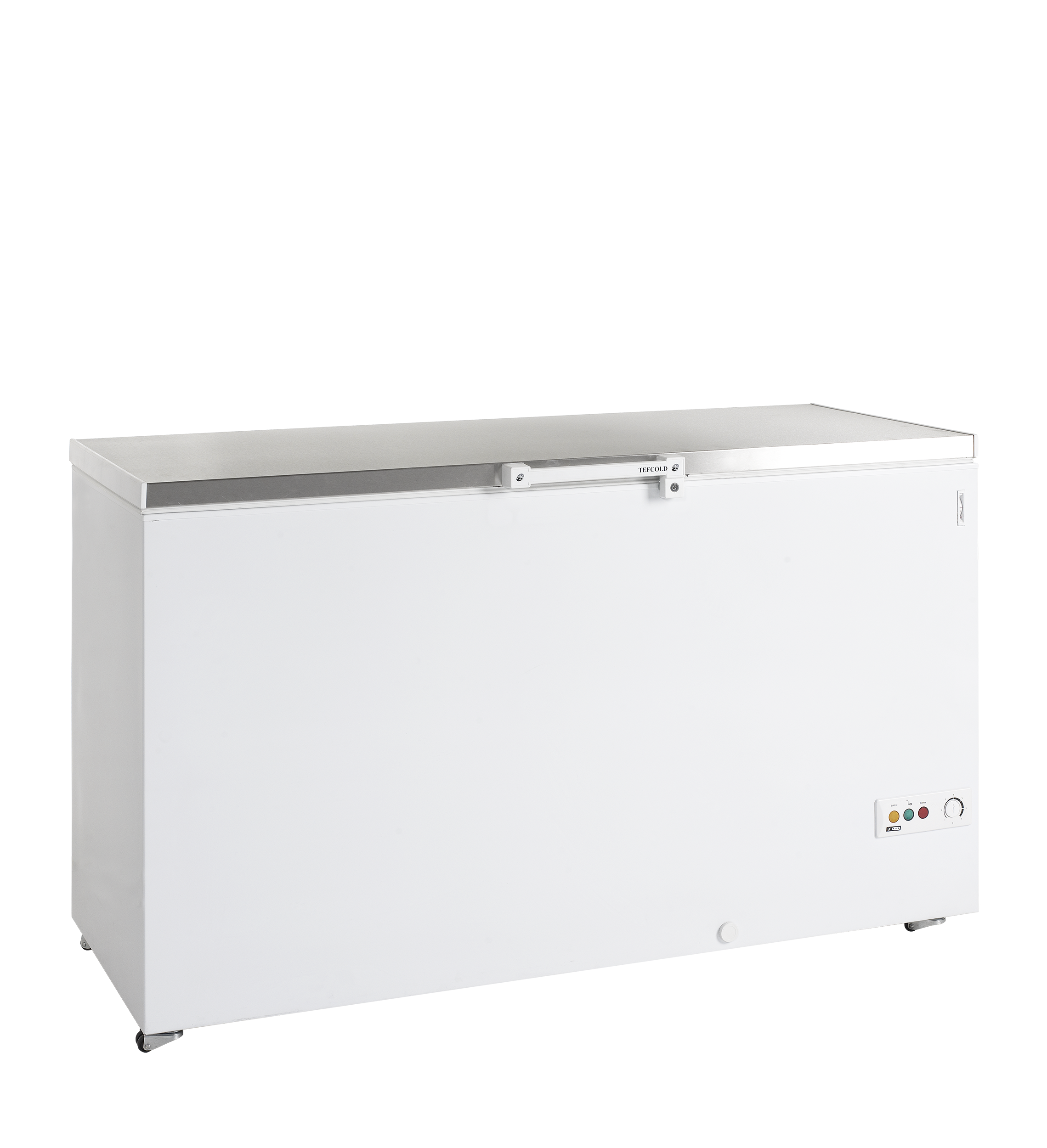 FR505S SL Congélateur Coffre De Crème Glacée FR SL Blanc Ou Inox Avec Revêtement Intérieur En Acier Peint