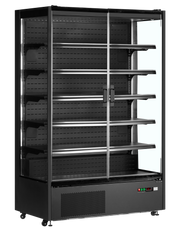 Armoire Frigorifique Vitrine Froid Positif PC1250B 2 Portes Sans Montant LED Professionnel Supermarché