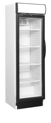 Armoire Frigorifique Professionnelle À Boissons CEV425CP Porte Vitrée Avec Éclairage LED Et Charnière Gauche