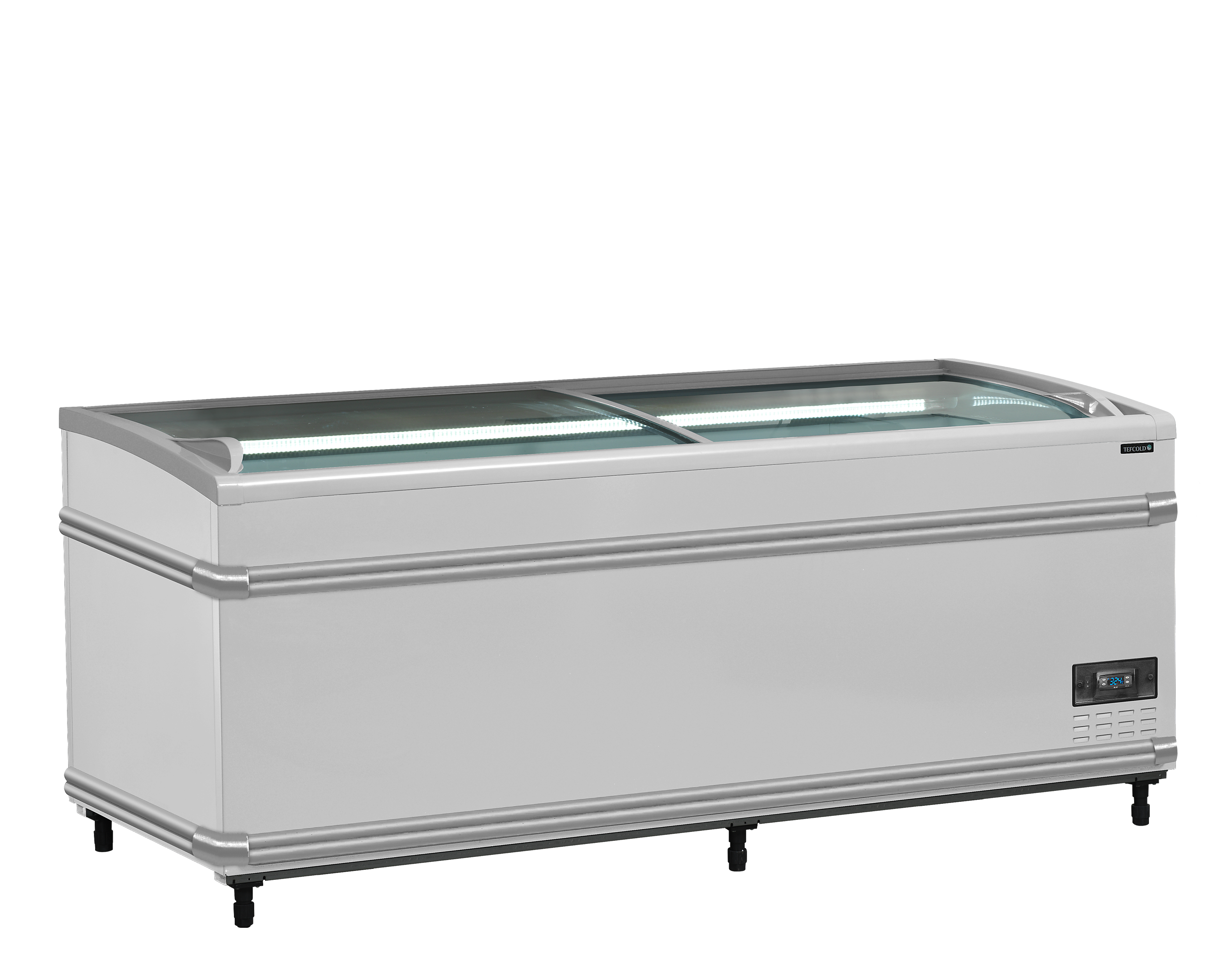 Armoire Frigorifique 2 Portes Positif Négatif SFI185 HC-CF VS Coffre Pour Supermarché Réfrigération Professionnelle