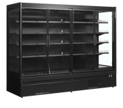 EXTRA2500CD Vitrine Réfrigérée Positive Pour Supermarché Deux Portes Verre Et Tablettes Profondes