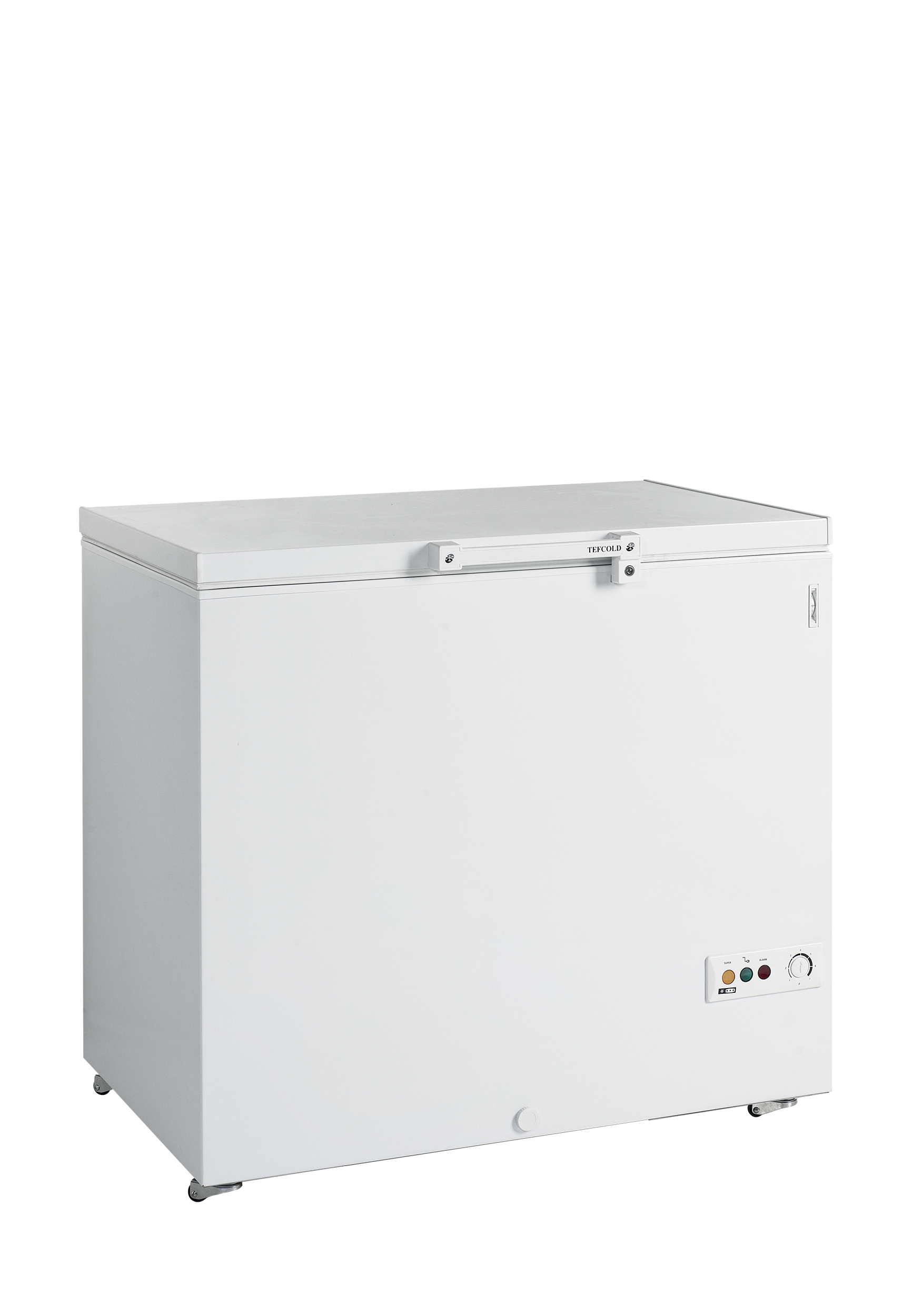 Congélateur Coffre FR305 SL Armoire Frigorifique Professionnelle Pour Restauration Blanc Ou Inox Avec Couvercle Plein