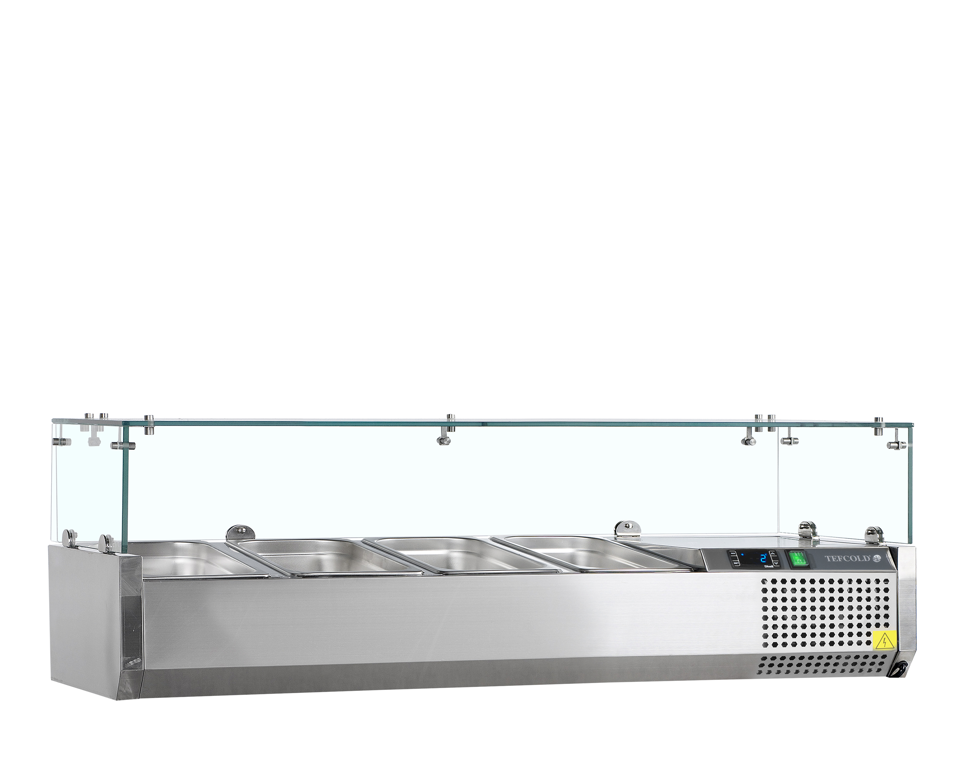 VK38-120 Vitrine Réfrigérée GN1/3 En Acier Inox SS304 Pour Restauration Professionnelle