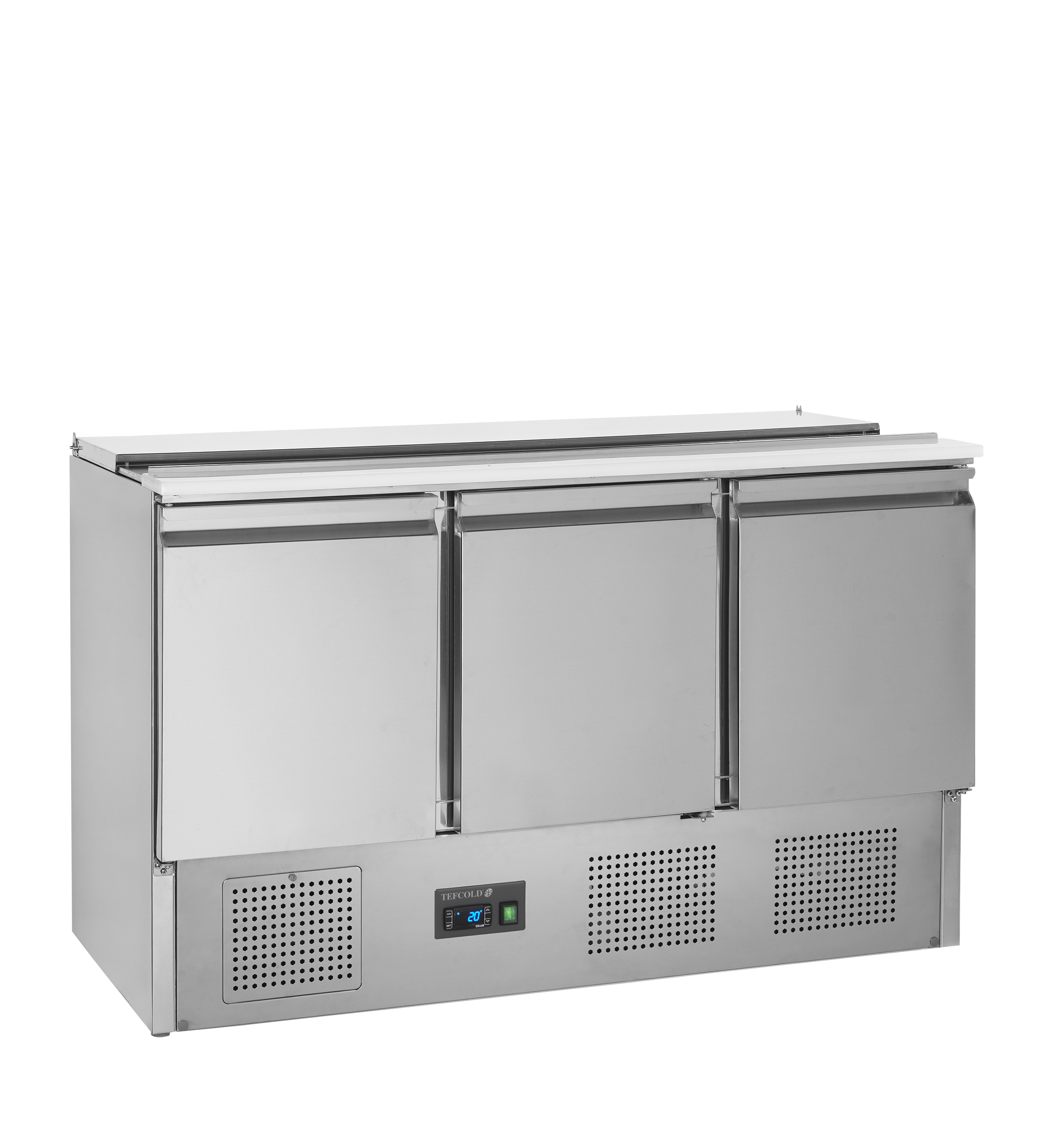 Comptoir Pour Saladette GN1/1 SA1365 Gamme SA Professionnel Avec Tablettes Réglables Et Tiroirs GN