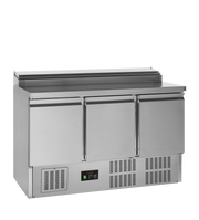 G Line GSS435 Comptoir Pour Saladette GN1/1 Avec Tablettes Reglables Compatible GN1/6 Et 1/3