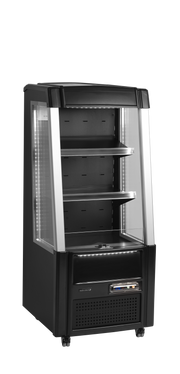 Armoire Frigorifique Professionnelle ODC60 Noir Façade Ouverte Basse Ventilée Pour Restauration