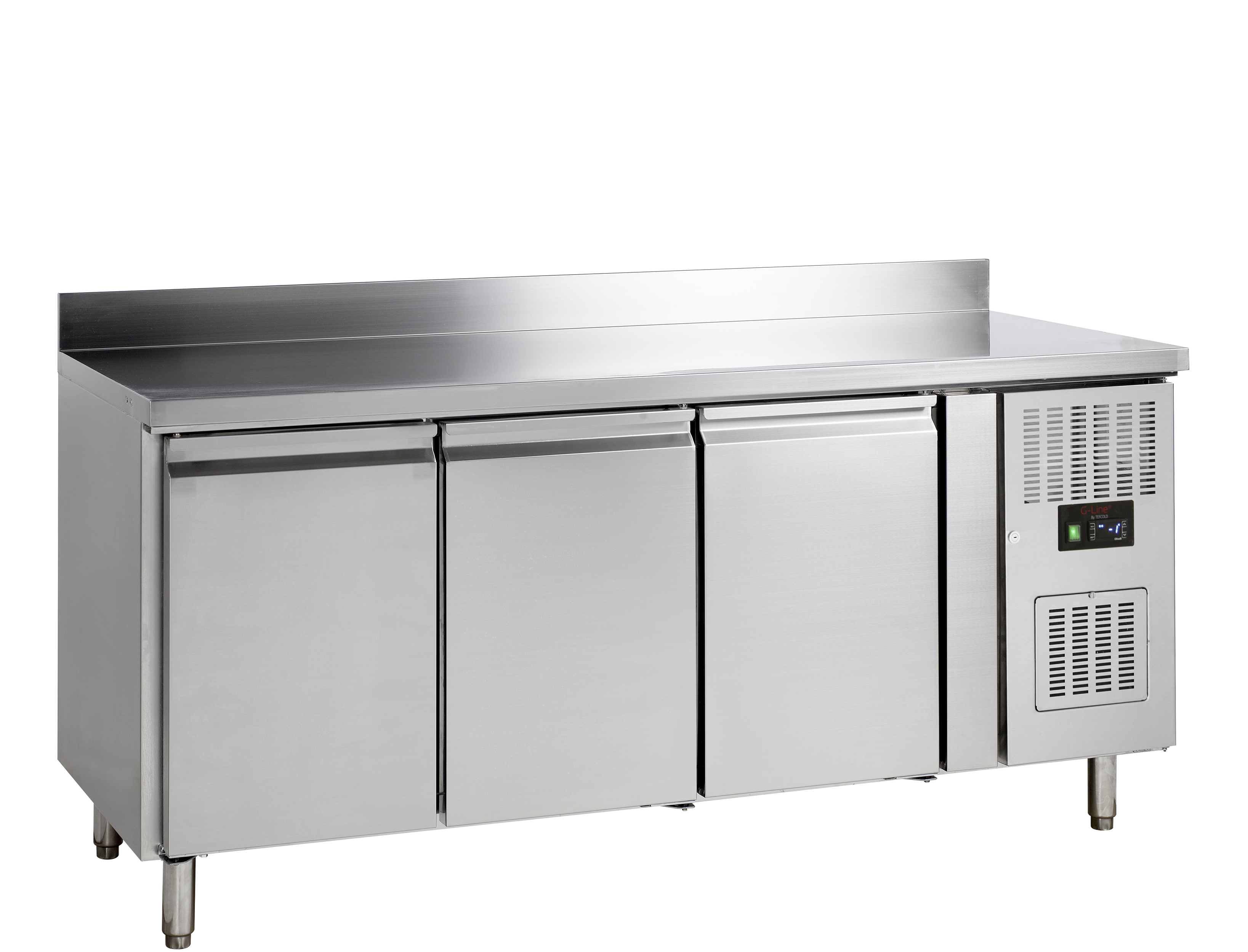 G-Line GC73 Réfrigérateur De Comptoir GN11 Positif En Acier Inoxydable Pour Cuisine Professionnelle