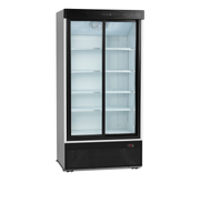 FS Armoire Frigorifique Vitrée FS1002S 2 Portes Positif et Négatif Réfrigération Professionnelle