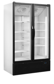 Armoire Frigorifique Vitrée Professionnelle Deux Portes Positif Ou Négatif Avec Marque FS Réf FS1202H