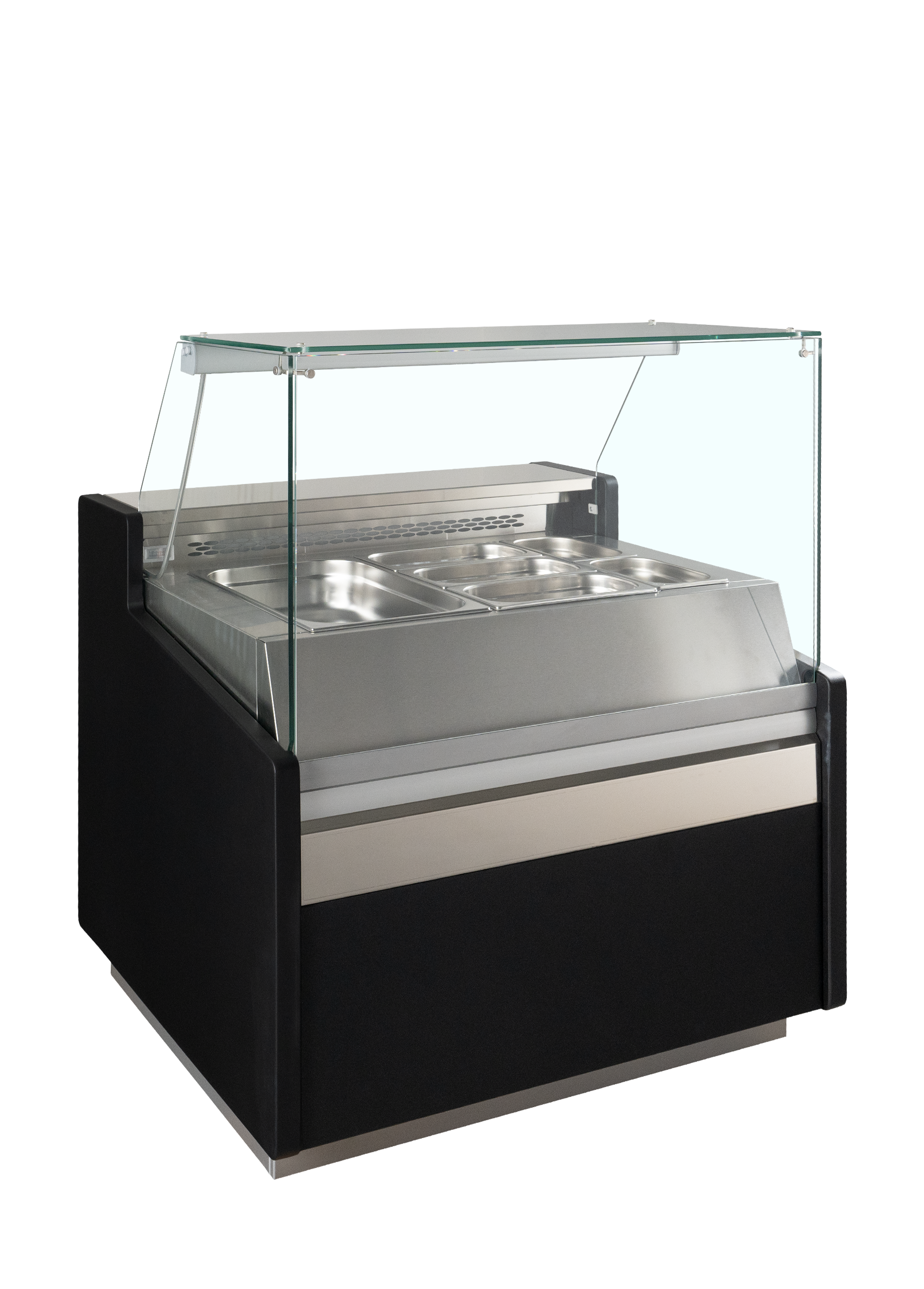 Vitrine Réfrigérée SPID100 Professionnelle 2 Portes Structure Gastronorm Vitre Rabattable