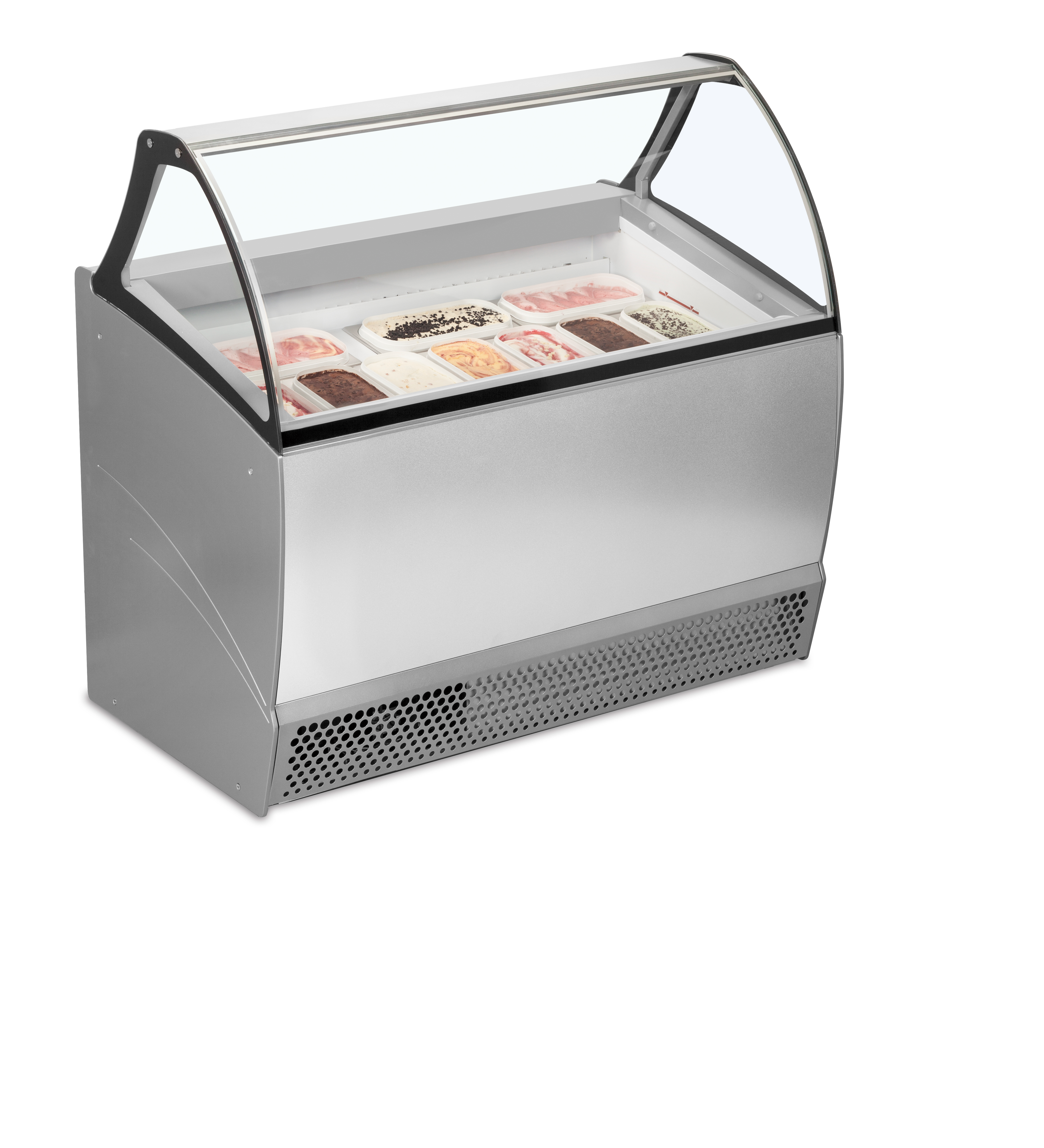 Armoire Frigorifique Vitrine Ventilée Bermuda RV10 Pour Glaces En Bac 10 Bacs Réfrigération Négative