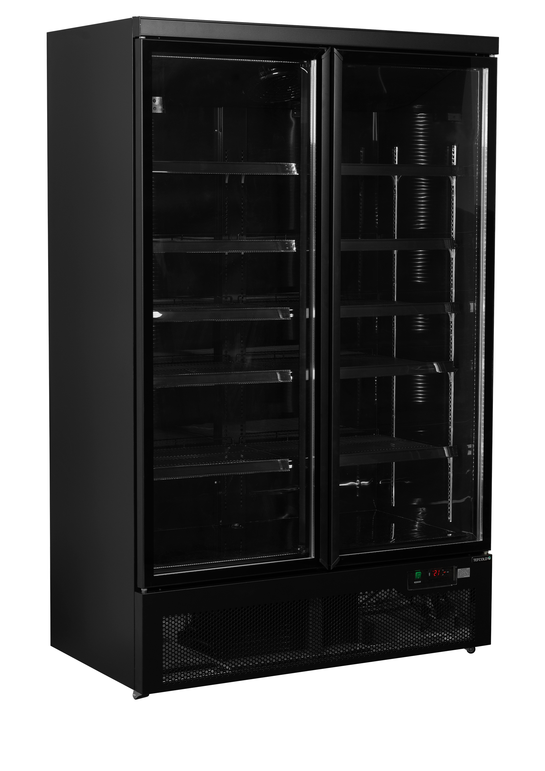 Atom Maxi C2DBB Armoire Frigorifique Vitrée À Froid Positif 2 Portes LED Fermeture Automatique