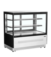 Armoire Frigorifique Positive 2 Portes LPD1200F Noir Comptoir Réfrigéré Professionnel