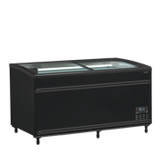 SFI CF Coffre Froid Positif Négatif 145B VS Noir 2 Portes Armoire Frigorifique Pour Restauration