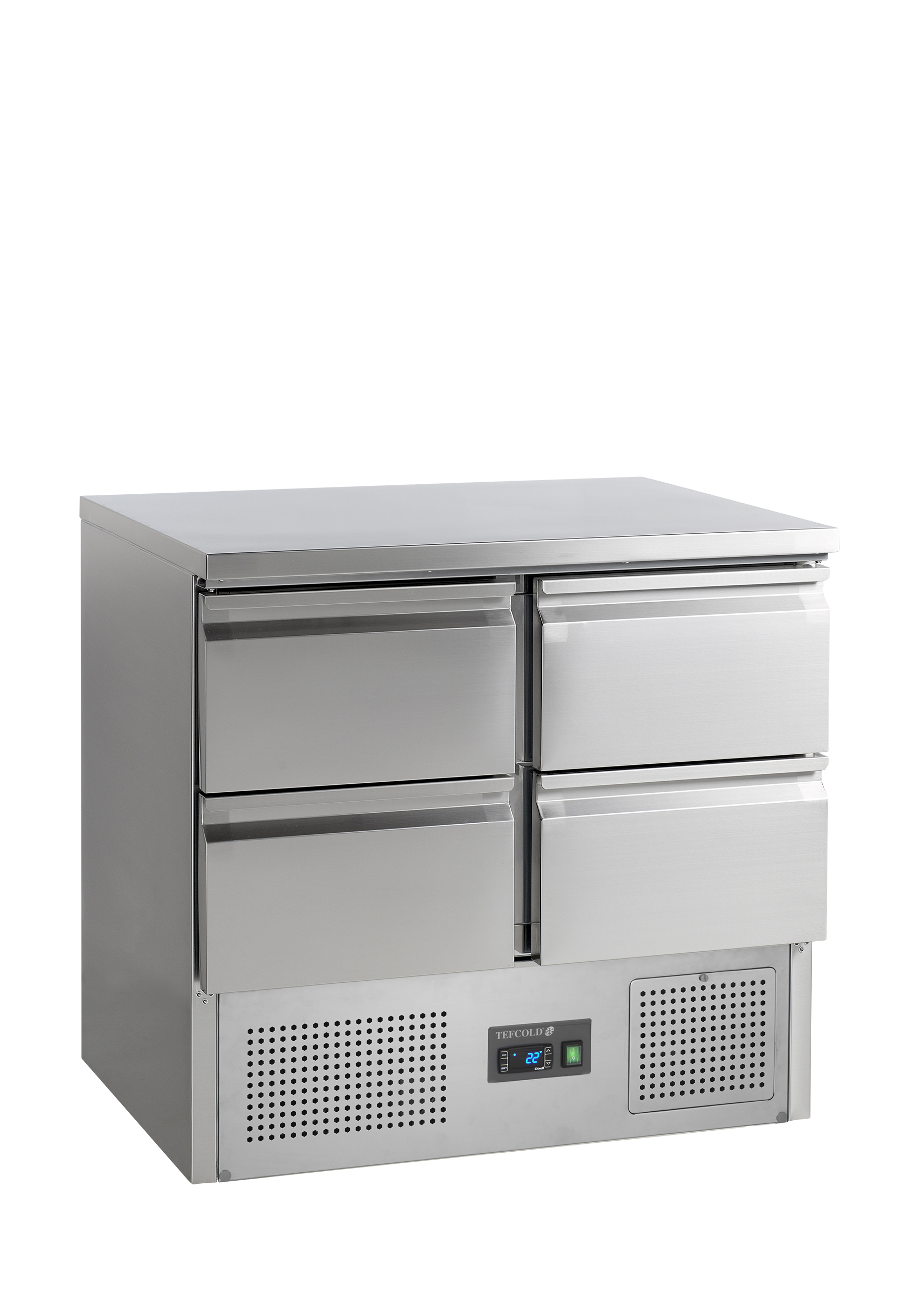 SA Comptoir Saladette GN1/1 SA914 Armoire Frigorifique 2 Portes Positif ou Negatif Cuisine Pro